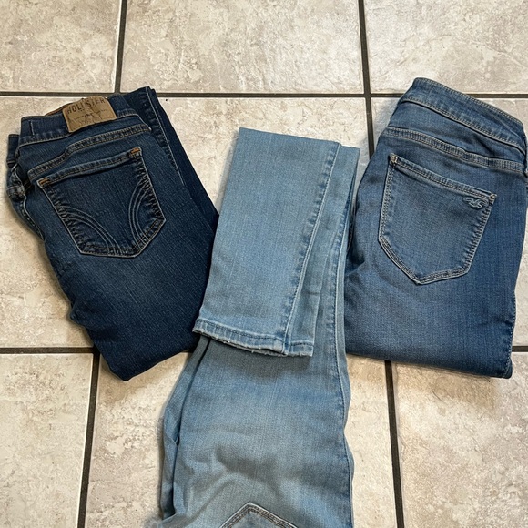 3pc - Hollister Jeans Lot Juniors Size 1 - Picture 5 of 10